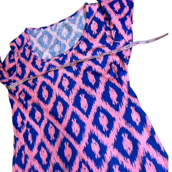 Lilly Pulitzer Beacon Little Fish Chase Dress in Bomber Blue size S - Picture 8 of 9